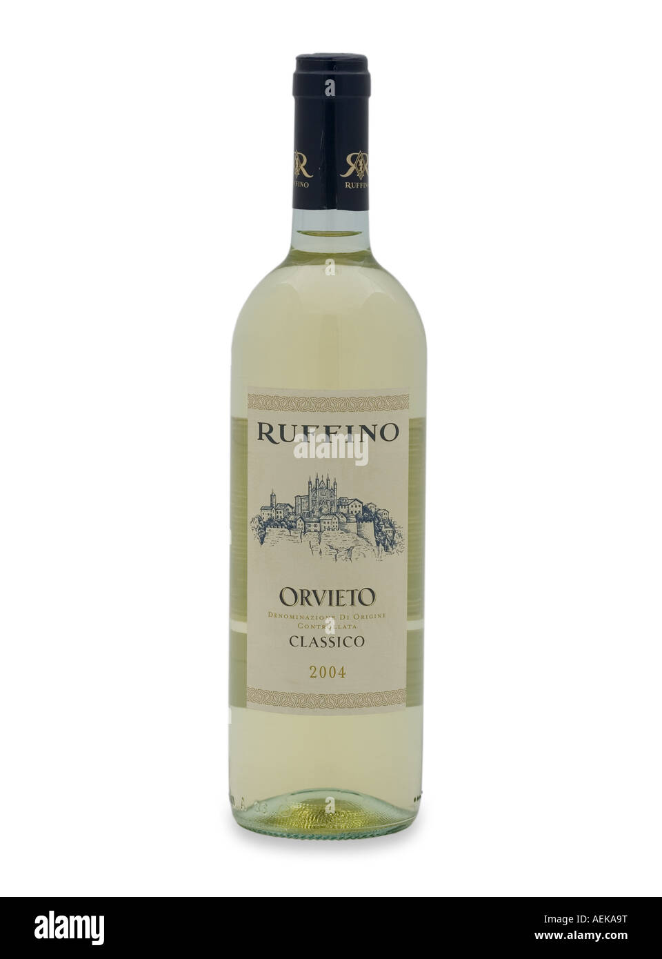 Ruffino Orvieto wine Stock Photo Alamy