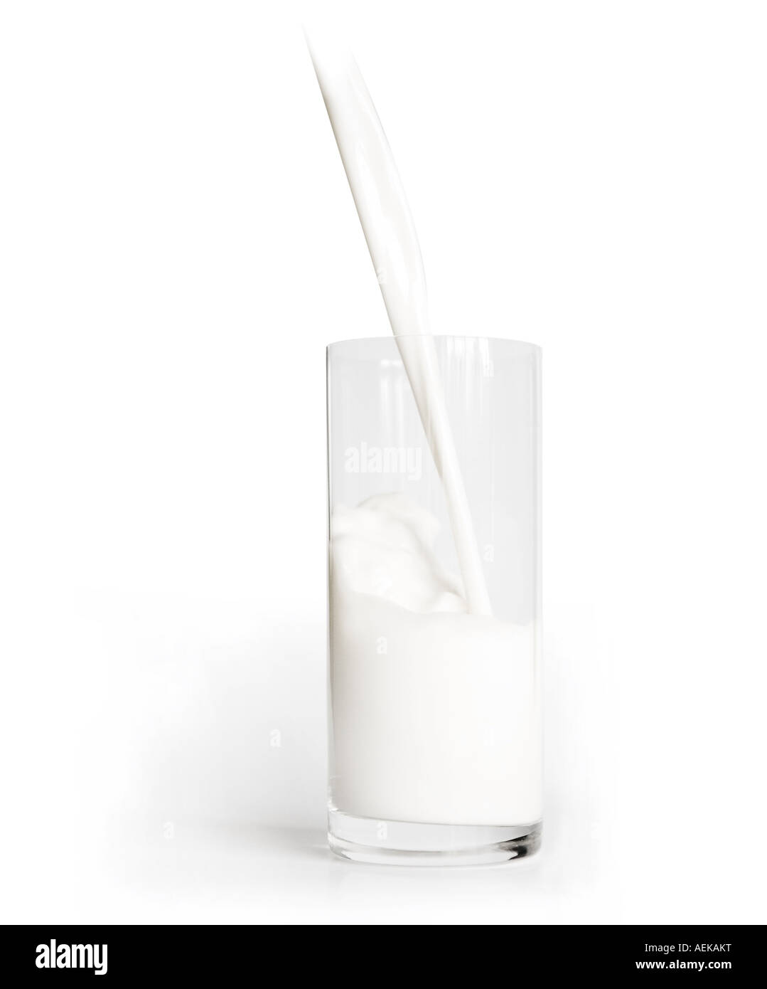 Glass of Milk Stock Photo