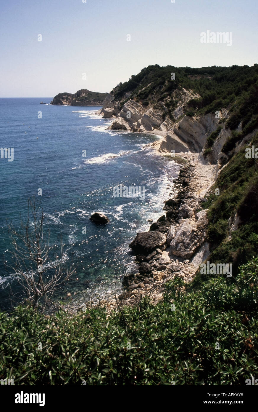 Cap de Sant Marti Javea Spain Stock Photo - Alamy