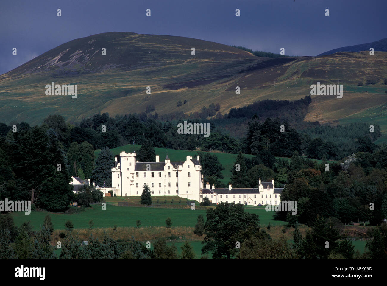Blair Castle Blair Athol Scotland Stock Photo Alamy