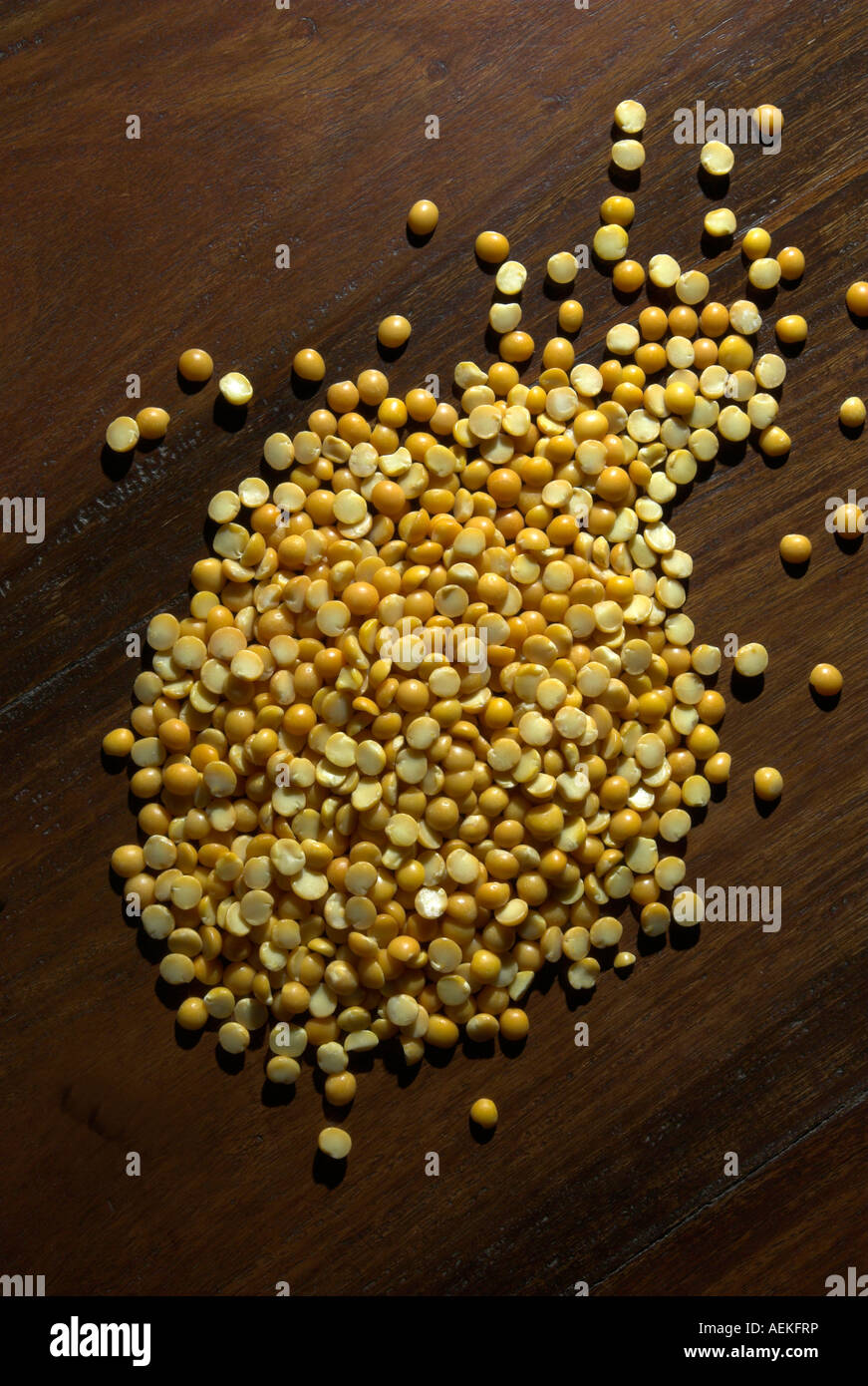 Dried yellow split peas Stock Photo Alamy