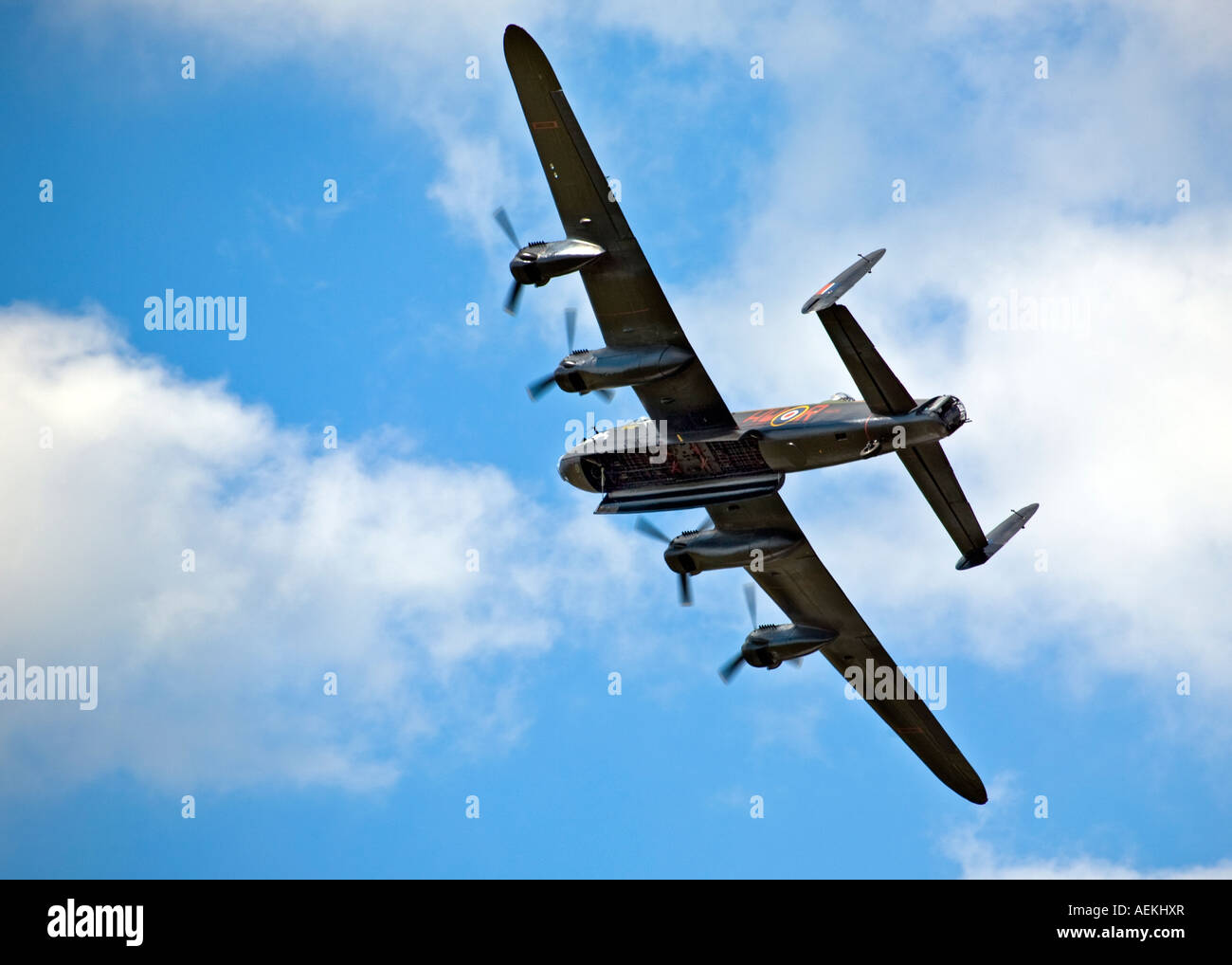 Lancaster of the Battle of Britain Memorial Flight. Wings and Wheels Dunsfold 2007 Airshow