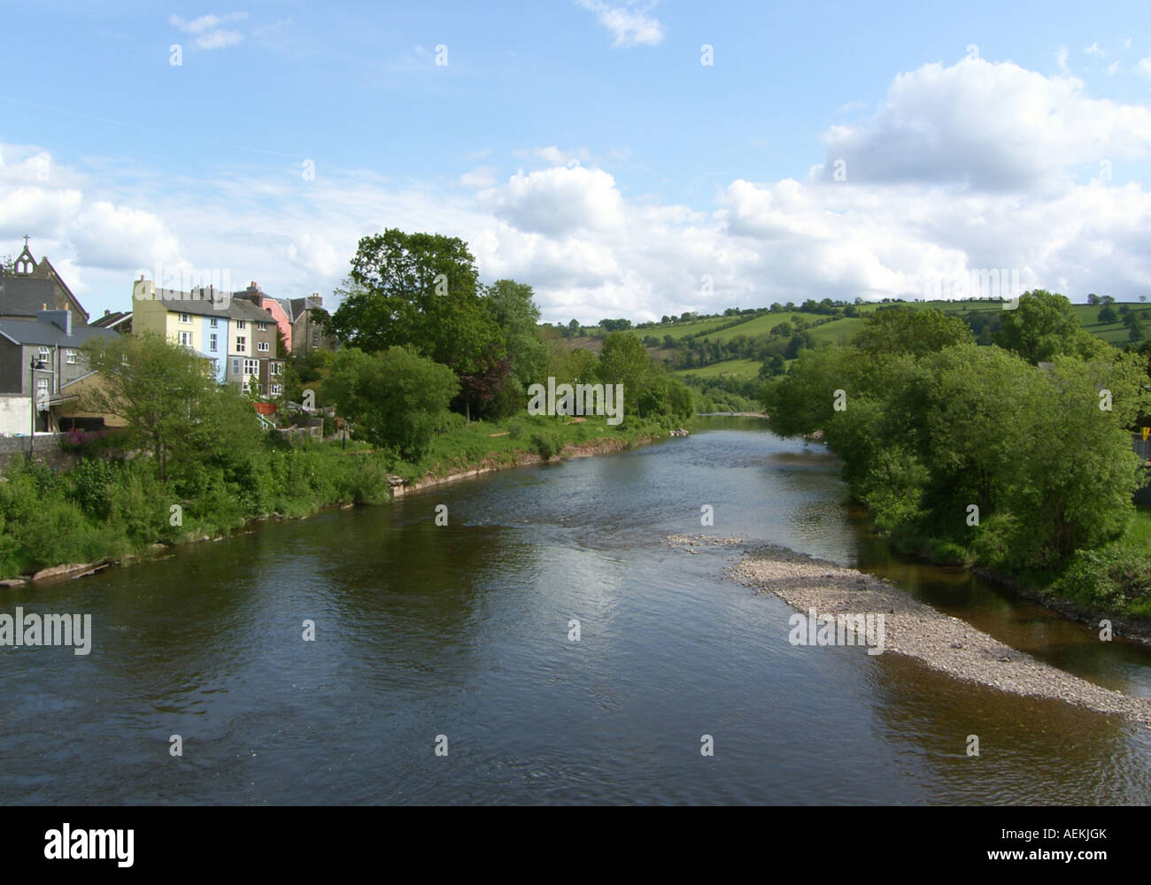 River usk and fishing hi-res stock photography and images - Alamy