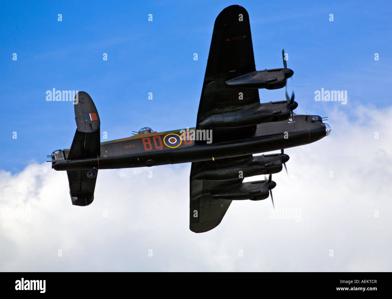 Lancaster of the Battle of Britain Memorial Flight. Wings and Wheels Dunsfold 2007 Airshow