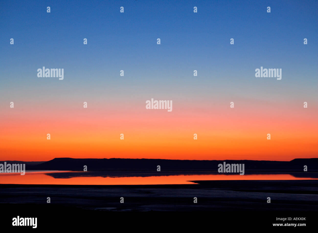 Alvord Desert at sunrise Oregon Stock Photo