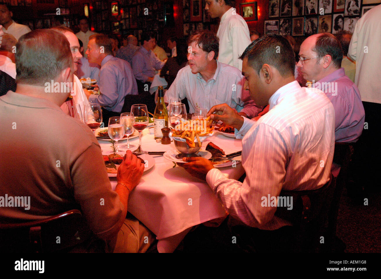 Strip House a steakhouse in Greenwich Village Stock Photo Alamy