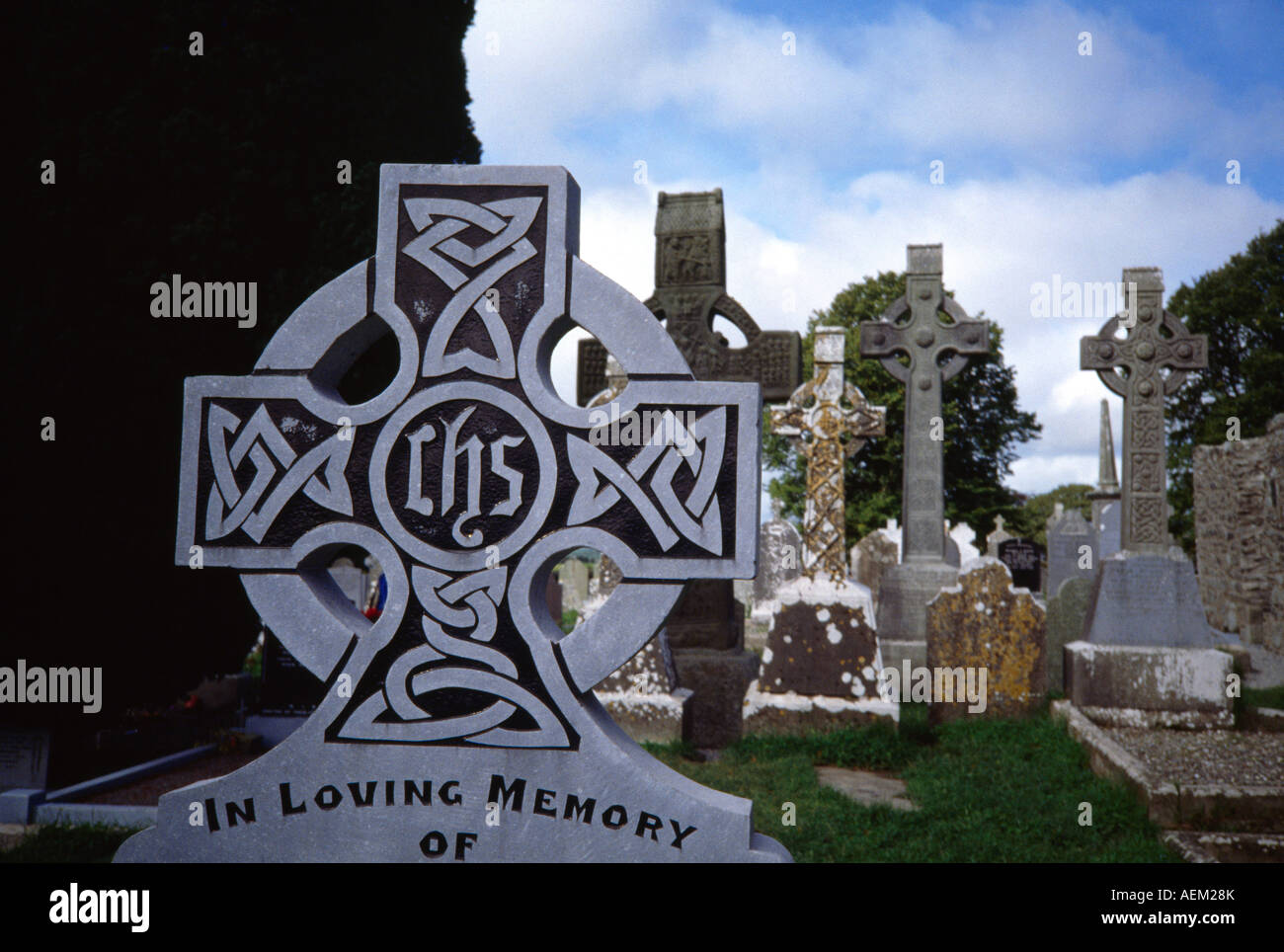 County Meath Ireland Celtic Cross Stock Photo