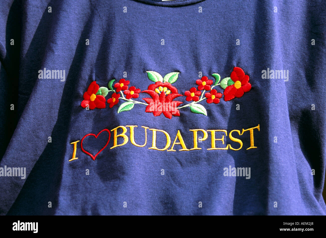 I love Budapest T shirt close up, Budapest, Hungary Stock Photo - Alamy