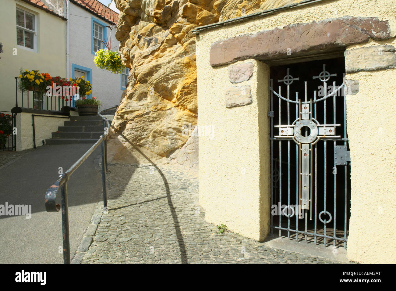 St Fillans Cave Pittenweem East Neuk of Fife Fife Scotland Stock Photo