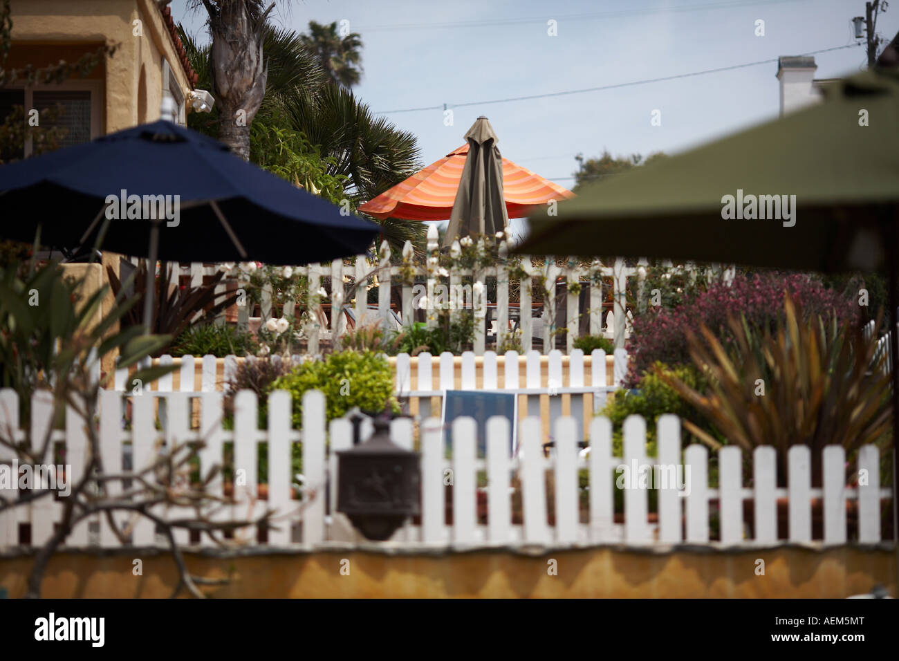 Beach Patios in Manhattan Beach, Los Angeles County, California, USA