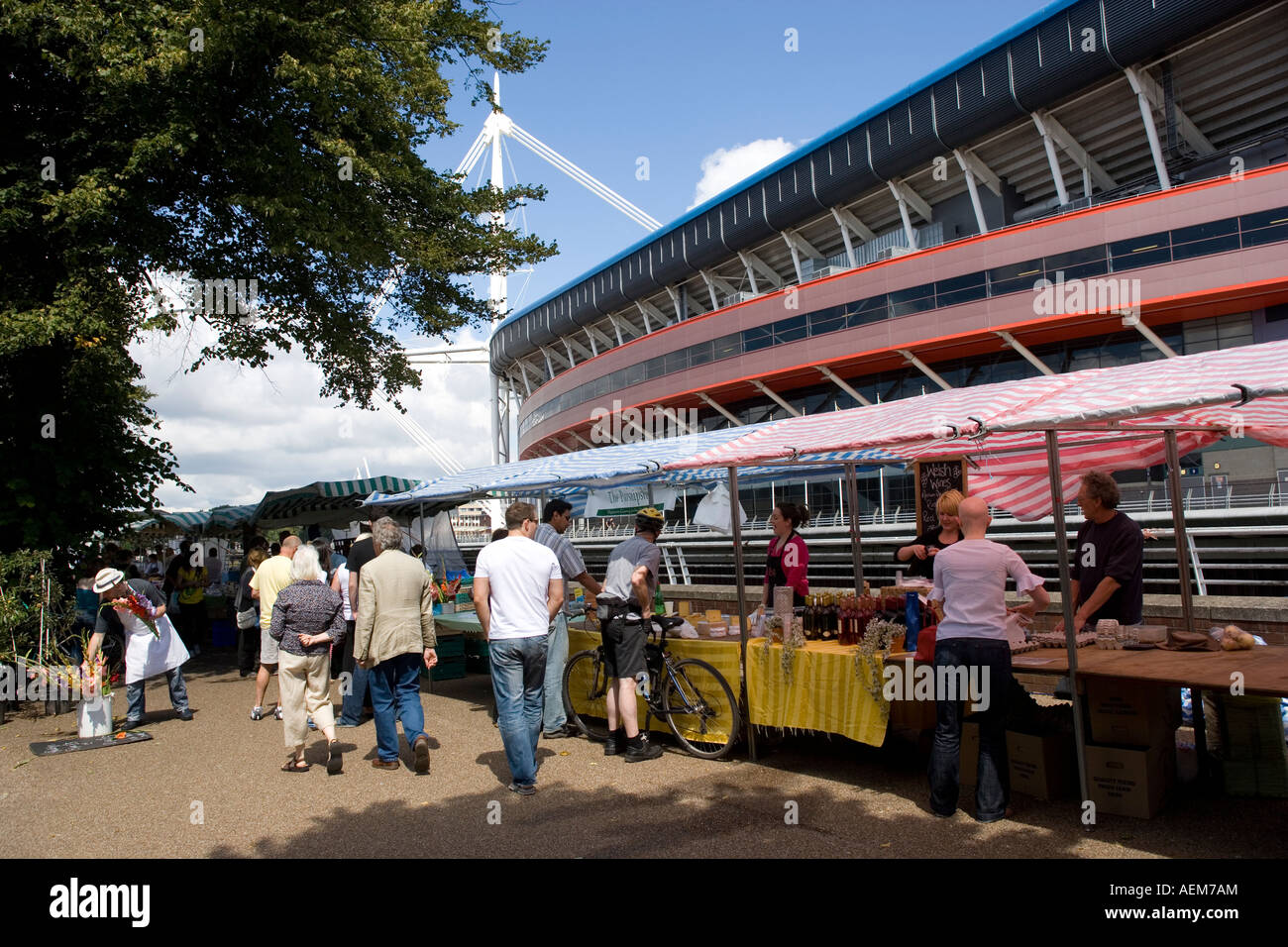 Riverside Market Cardiff South Wales Stock Photo Alamy