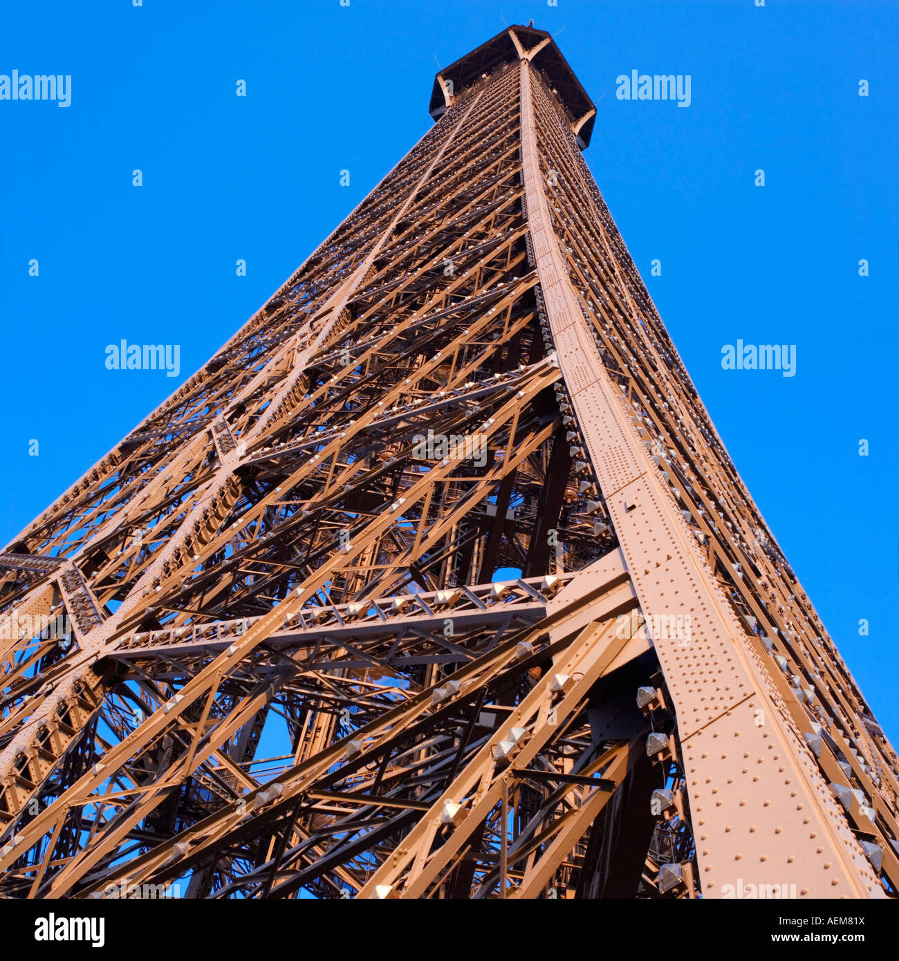 View Of Eiffel Tower Third Floor Stock Photo 13713301 Alamy