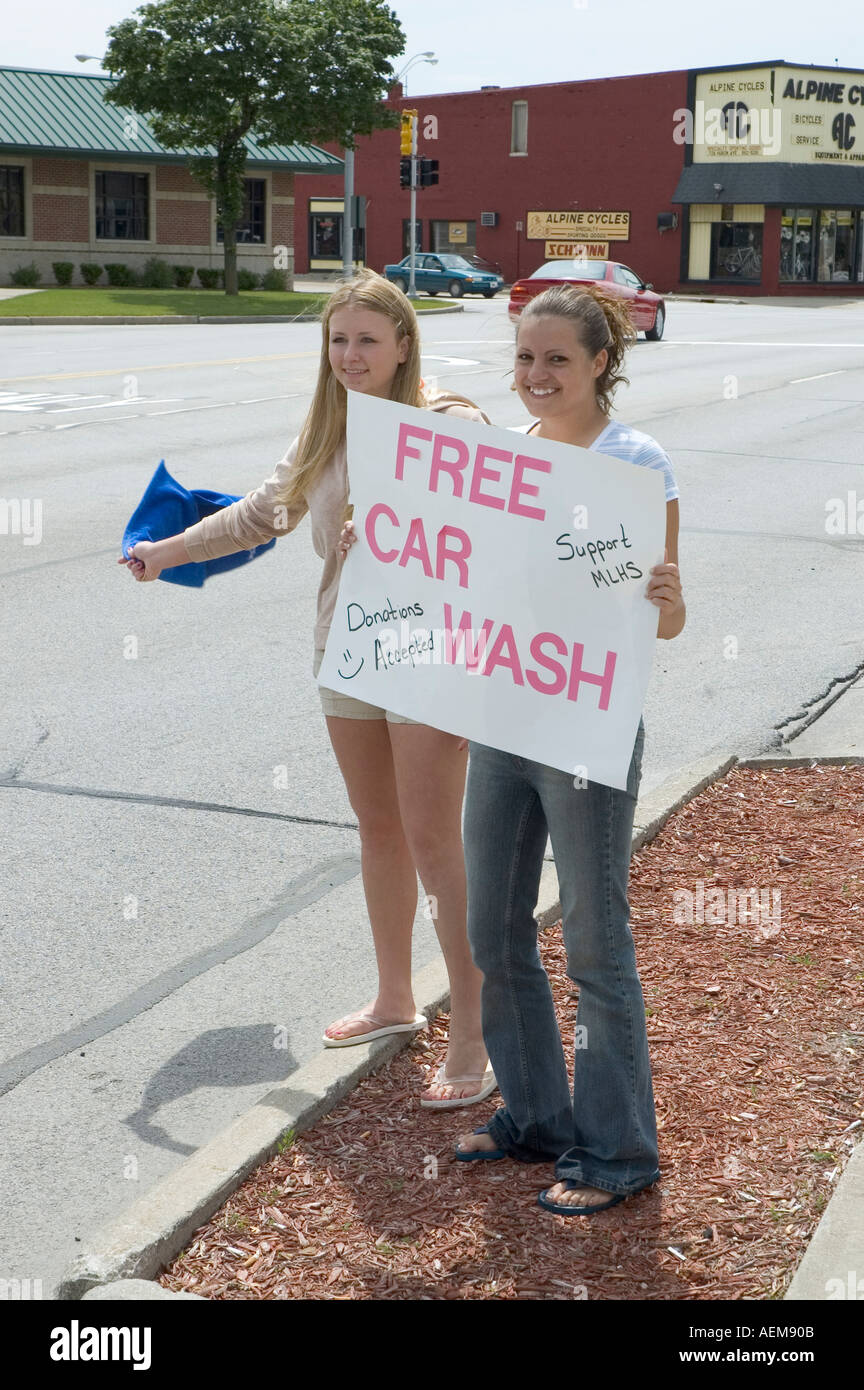 Serene Car Wash As A Teen, Design Illustration Serene Car Wash As A Teen, Design Illustration