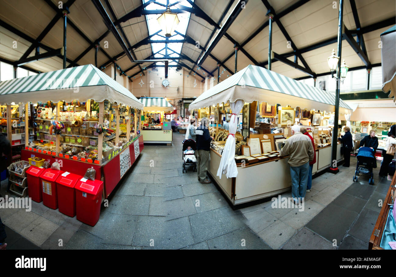 Interior Wrexham Indoor Markets Butchers Market North East Wales Stock Photo 7836558 Alamy