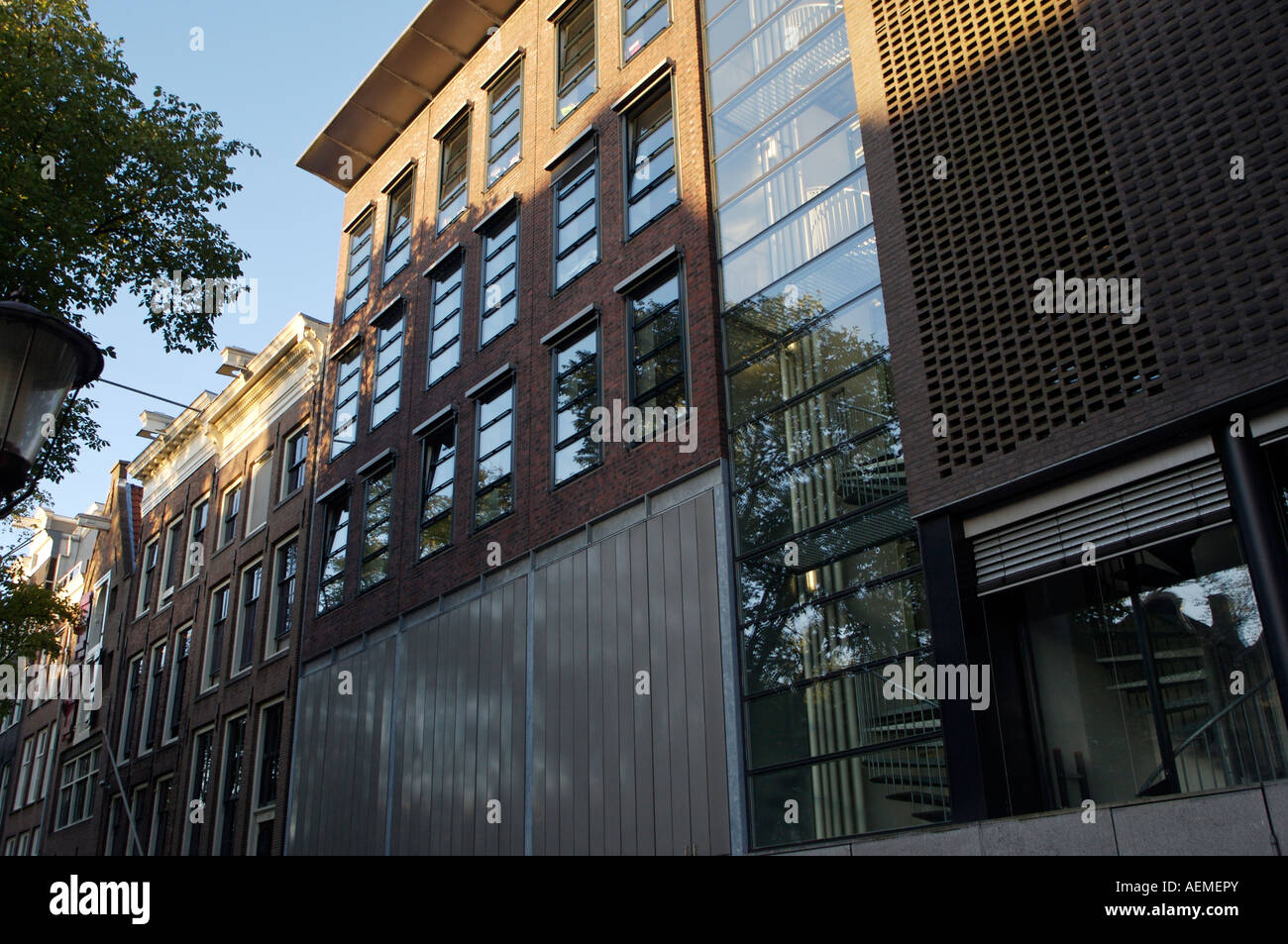 The Anne Frank house and museum in Amsterdam The Netherlands Saturday July 14 2007 Stock Photo
