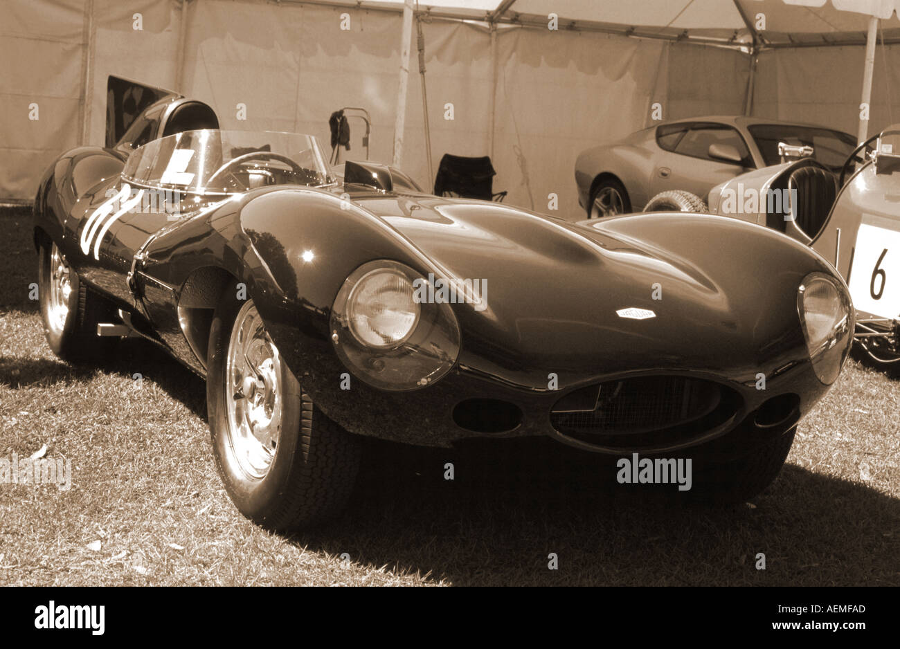 classic jaguar d type Stock Photo - Alamy