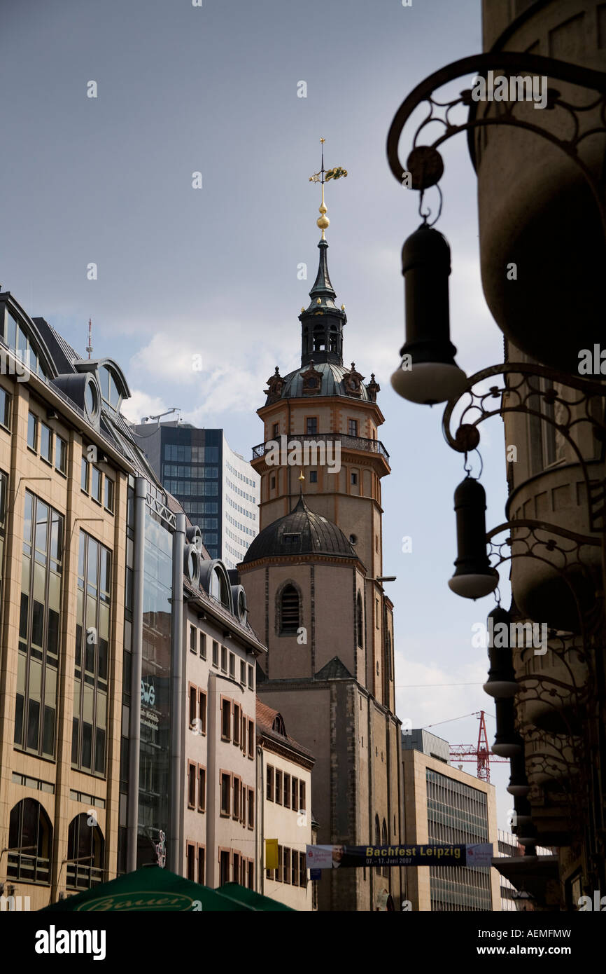 Nikolaikircke, St. Nicholas's Church, Leipzig Saxony Germany Stock ...