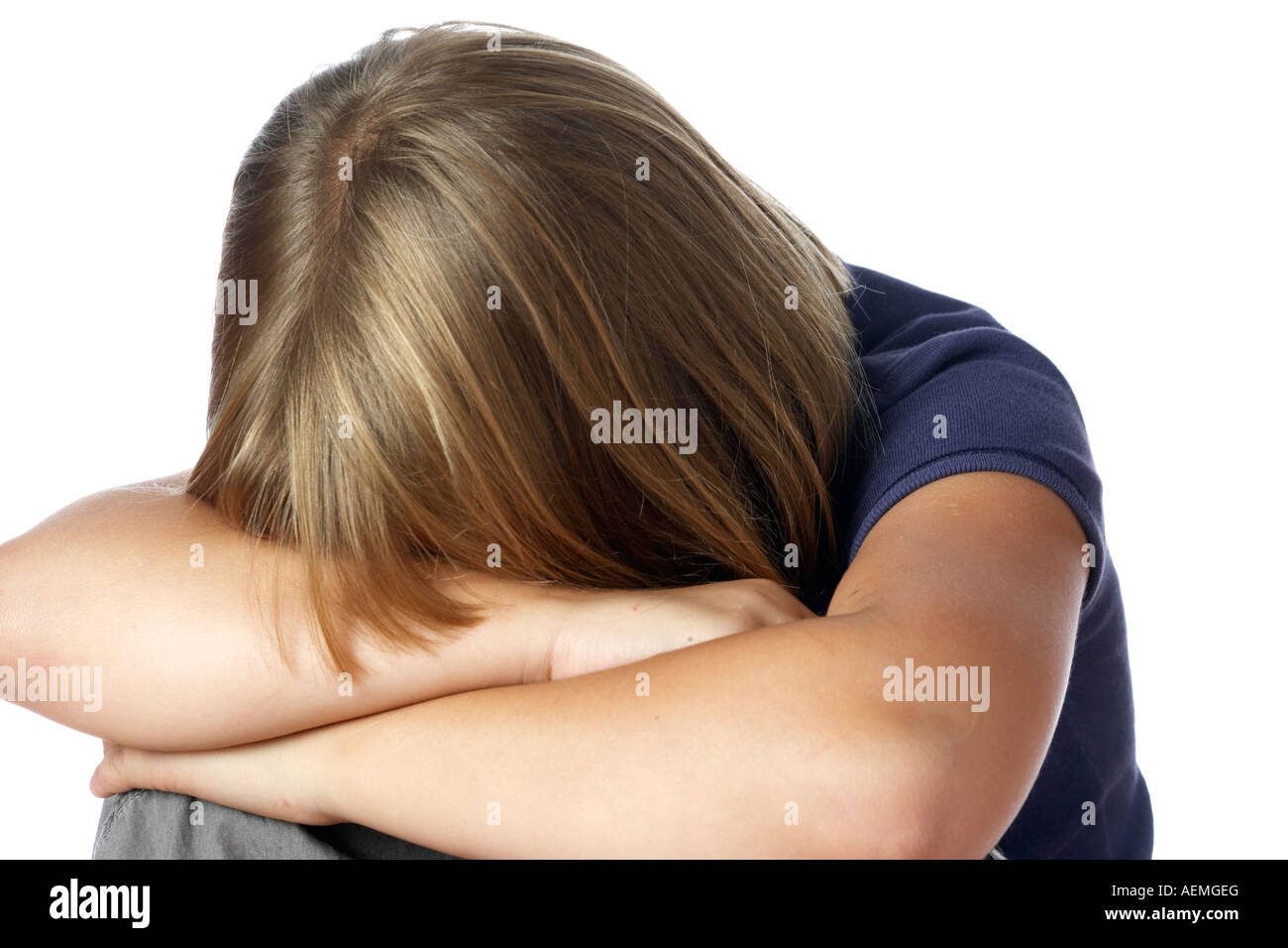 Upset girl Stock Photo