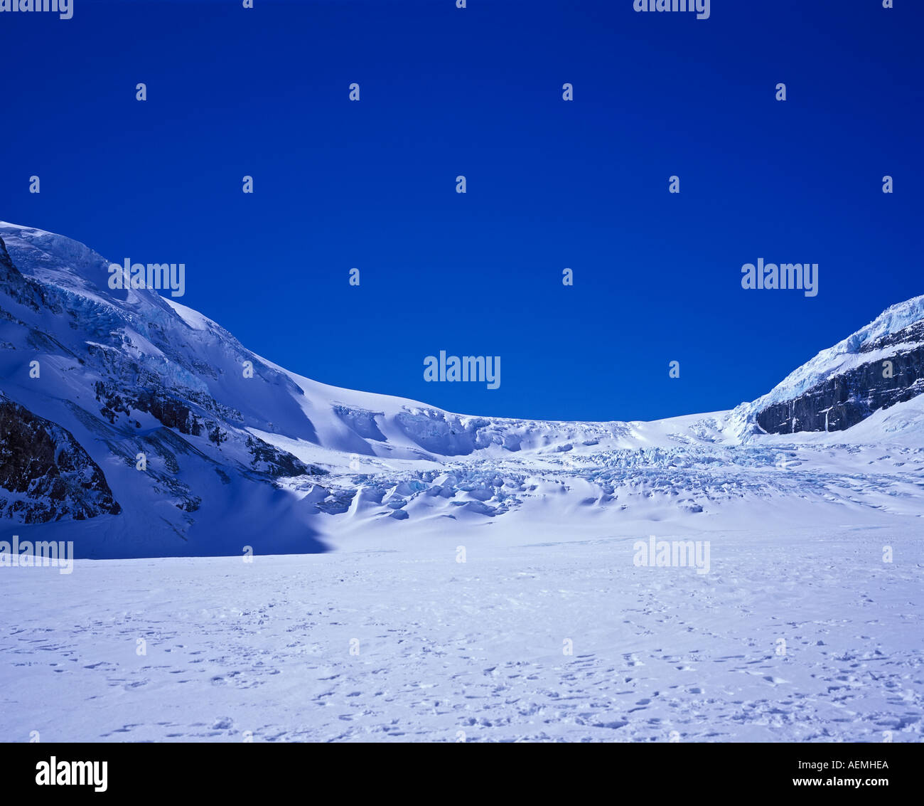 Columbia Glacier Stock Photo
