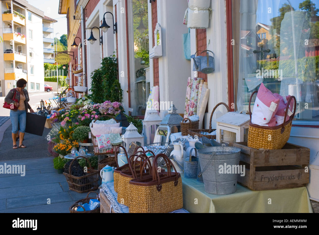 Craft shop, Drobak, Norway Stock Photo - Alamy