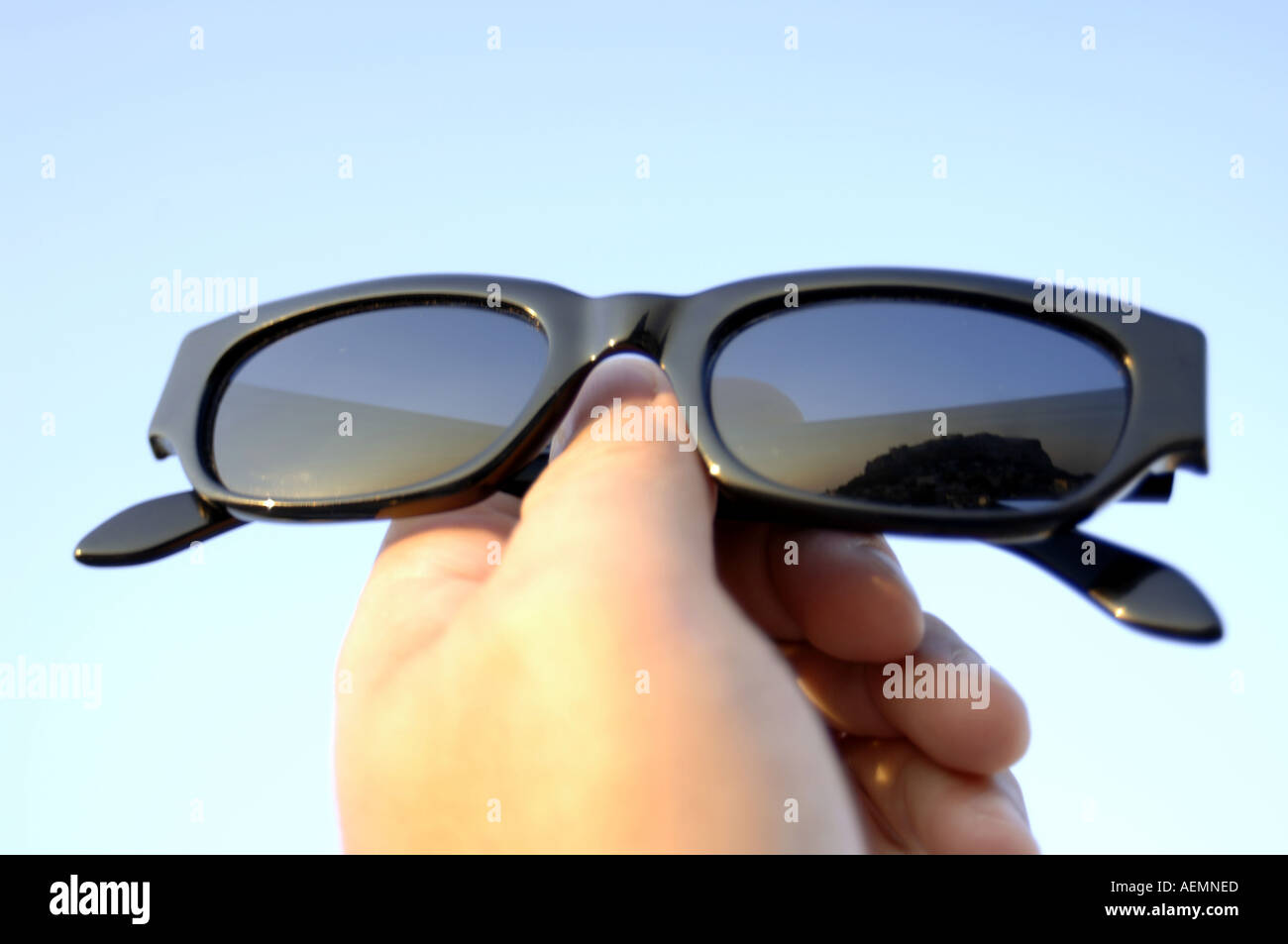 sunglasses shades athens acropolis greece Stock Photo Alamy