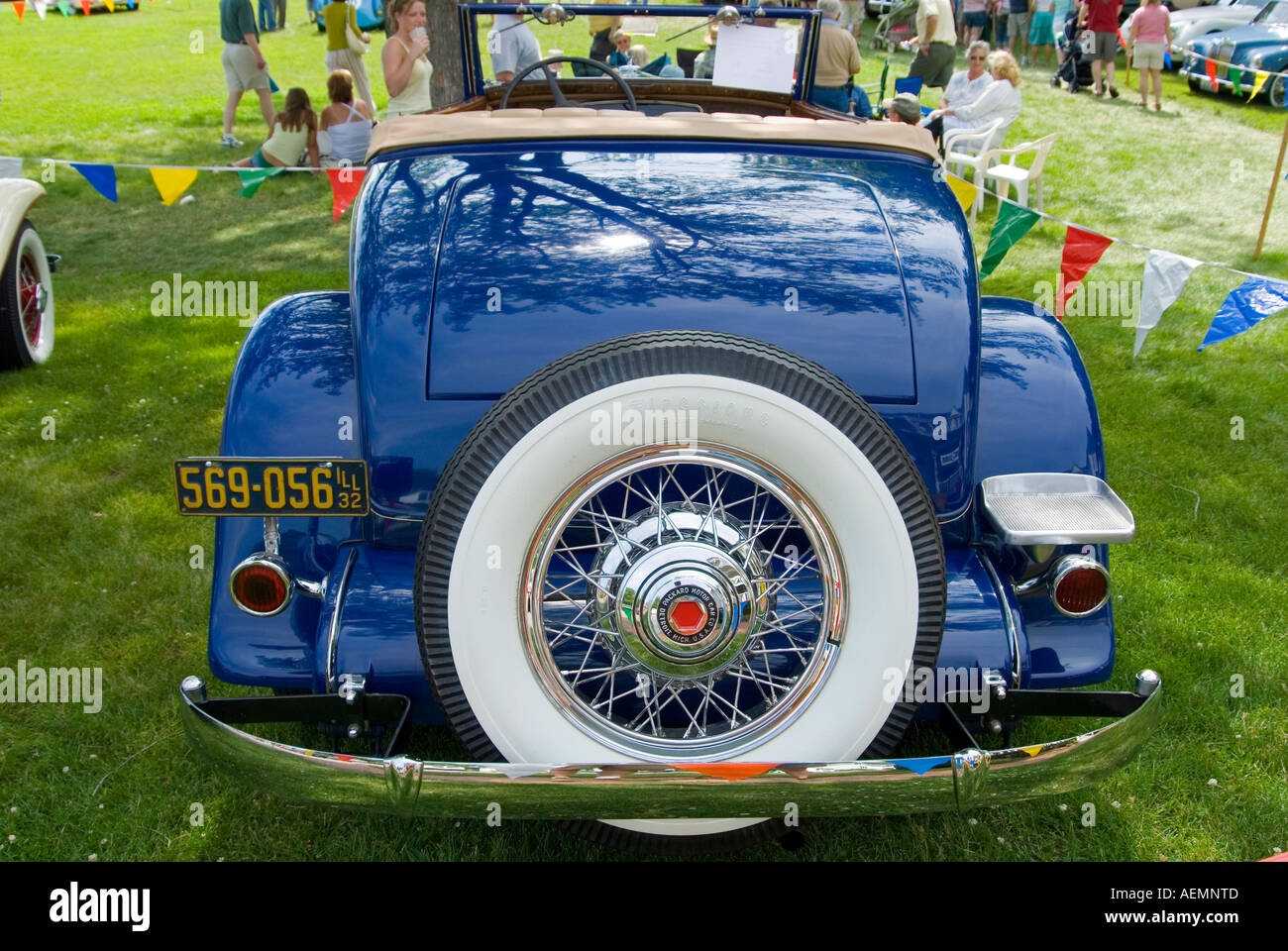 Antique Car Show / 1932 Packard Stock Photo