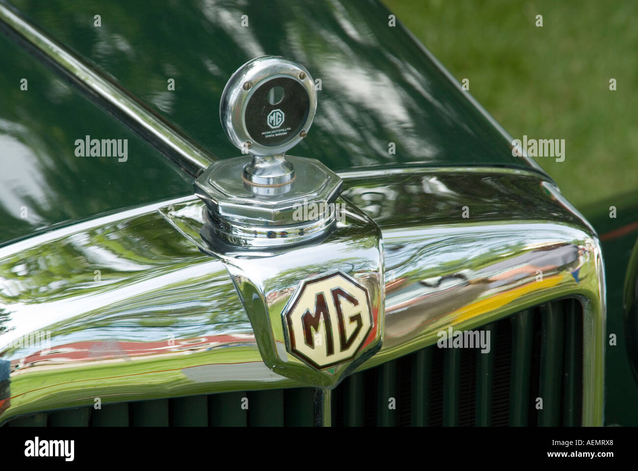 Vintage MG Car Stock Photo