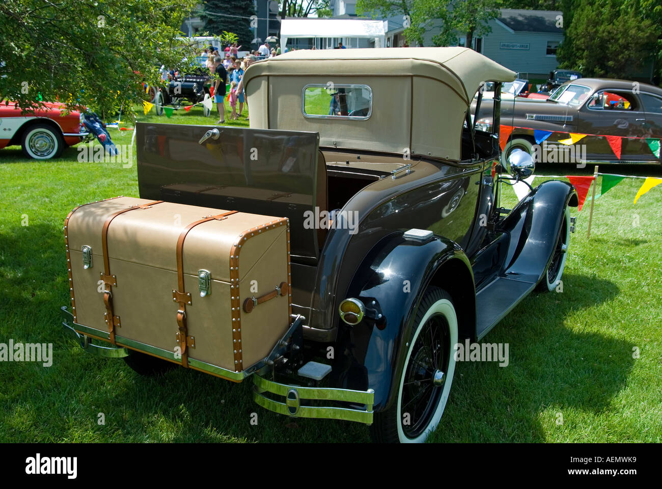 Antique Ford Car Stock Photo