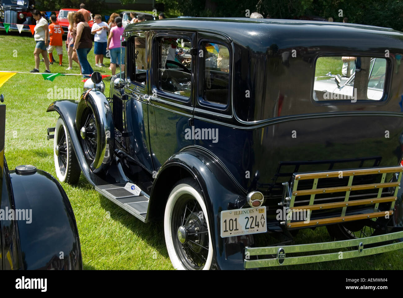 Antique Ford Car Stock Photo