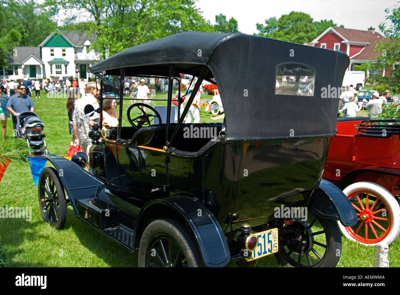 1917 Ford Model T Antique Car Stock Photo