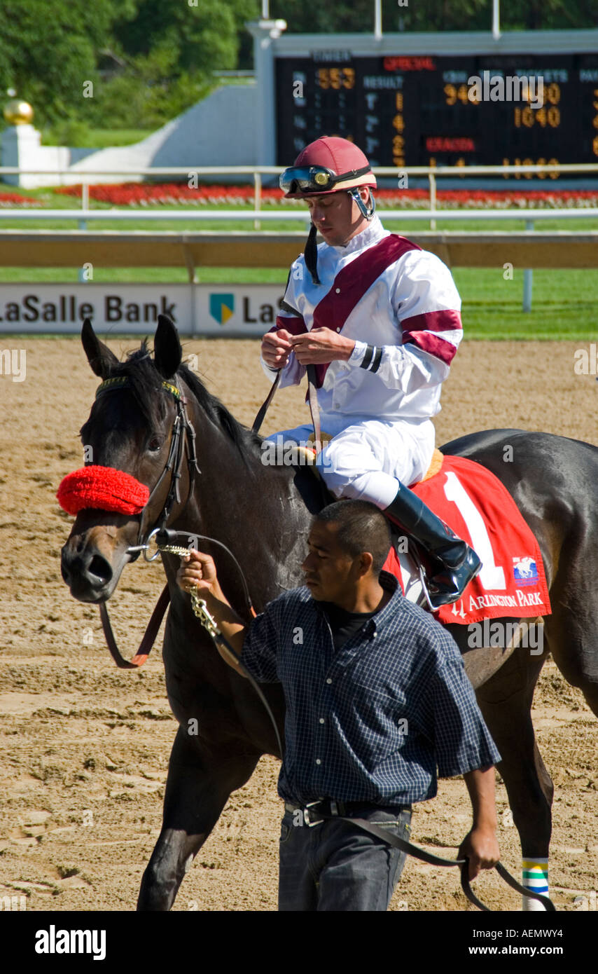 Arlington Park Race Track Stock Photo Alamy