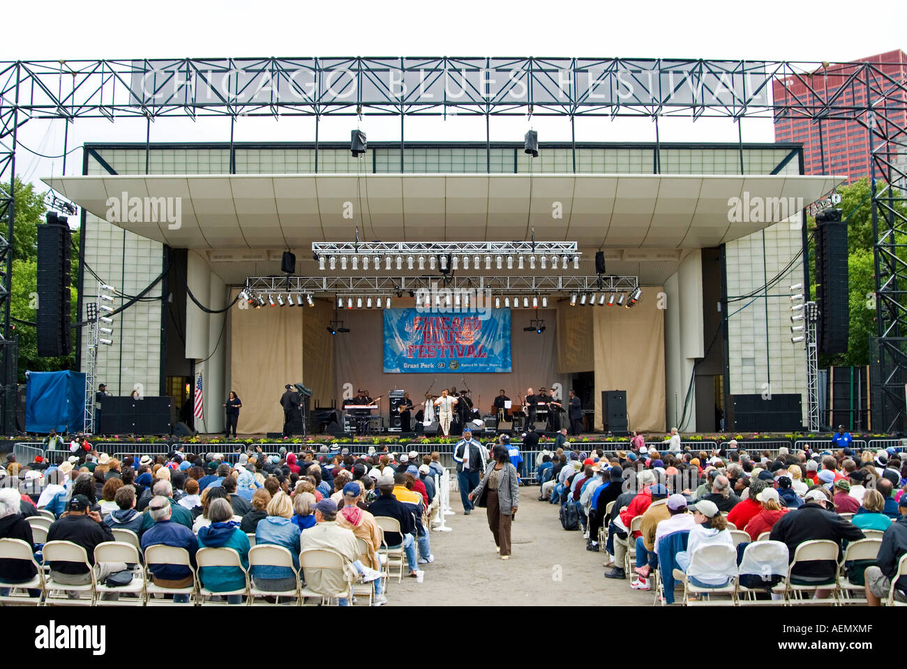 Chicago Blues Festival Stock Photo Alamy