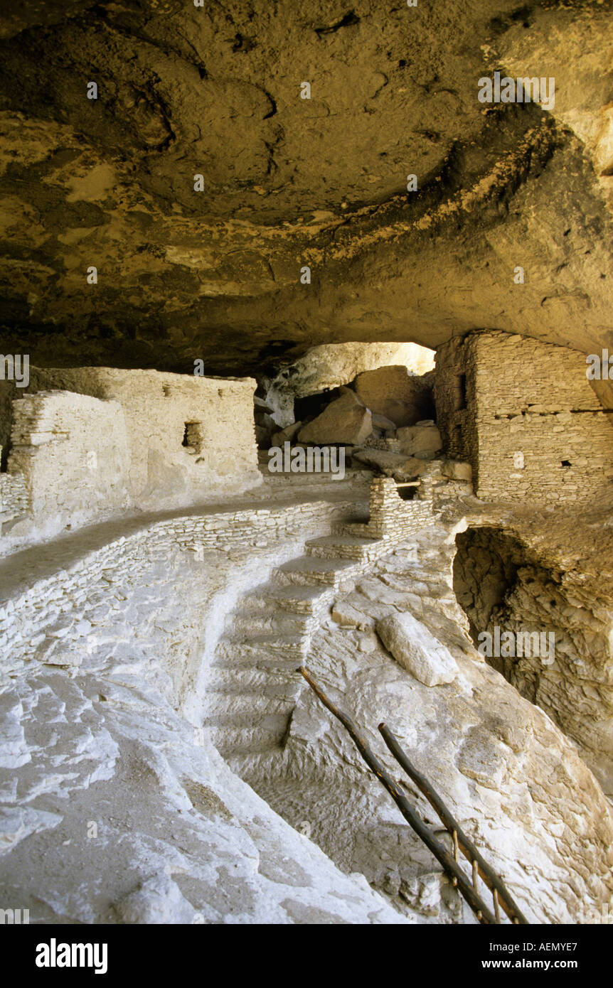 Gila Cliff Dwellings New Mexico USA Stock Photo Alamy