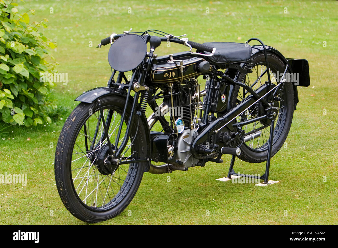 Vintage ajs motorcycle hi-res stock photography and images