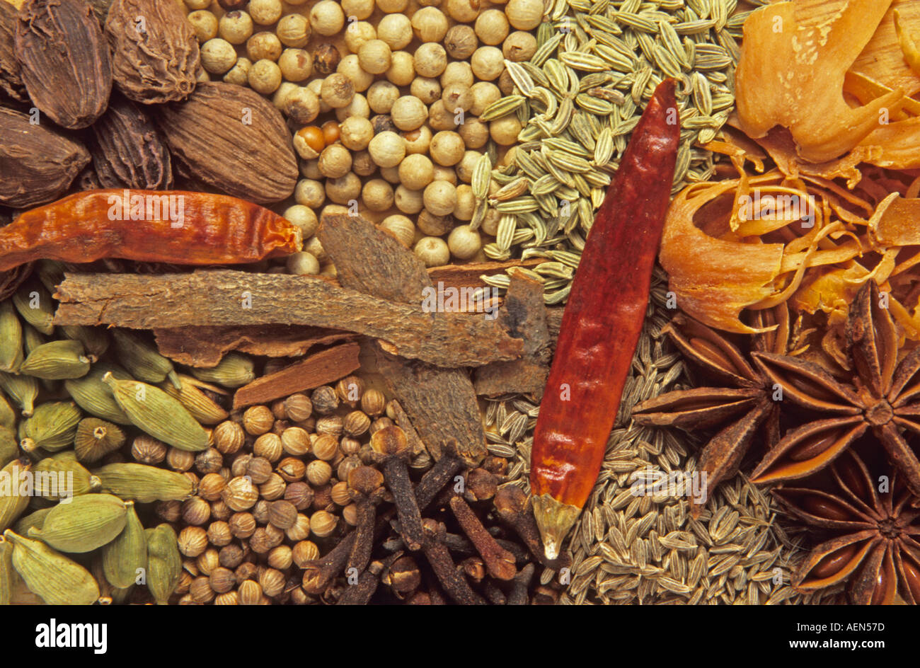 Indian spices Stock Photo