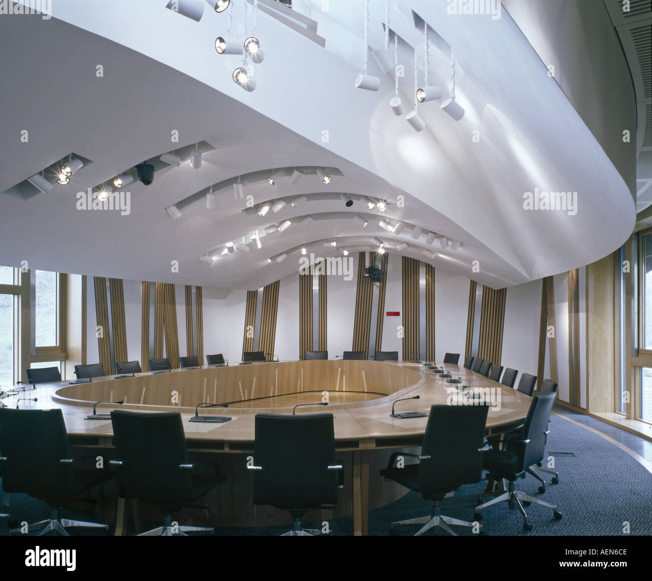 The Scottish Parliament Edinburgh Scotland Committee Room Architect The Scottish Parliament Edinburgh Scotland Committee Room Architect
