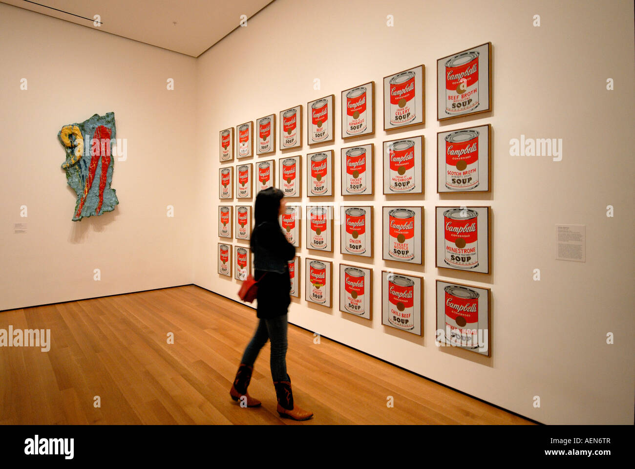 Andy Warhol Museum of Modern Arts, New York. Stock Photo
