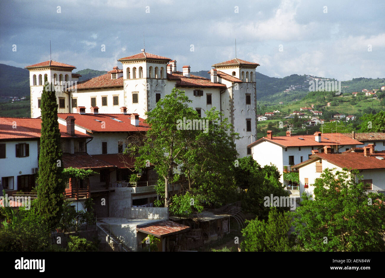 Vinoteka Brda i Dobrovo, Brda, Slovenia Stock Photo