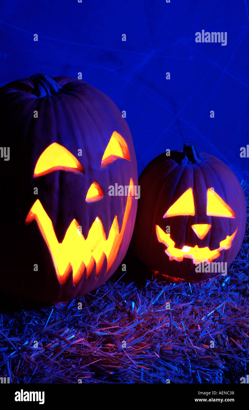 Halloween Jack O Lanterns Stock Photo