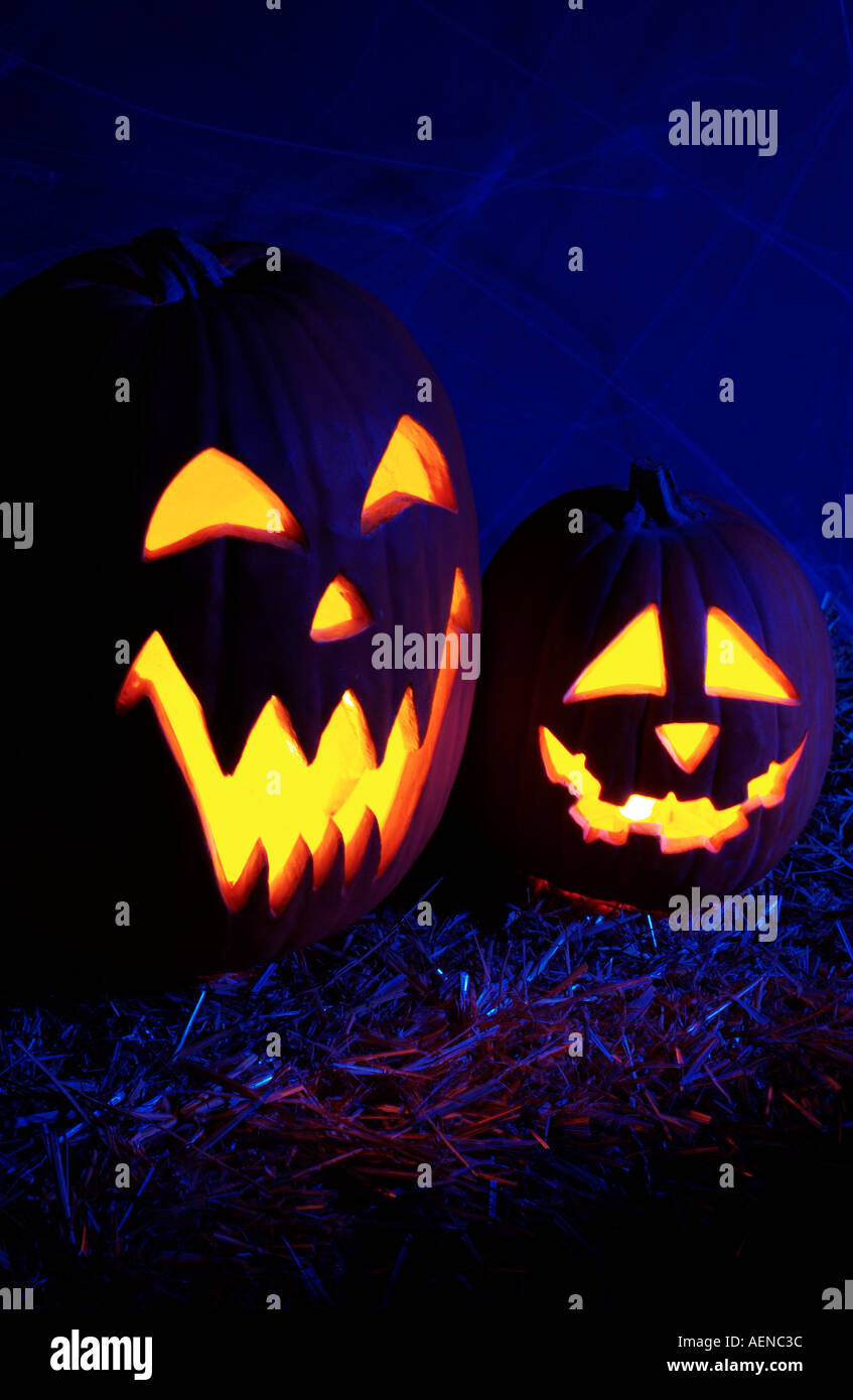 Halloween Jack O Lanterns Stock Photo