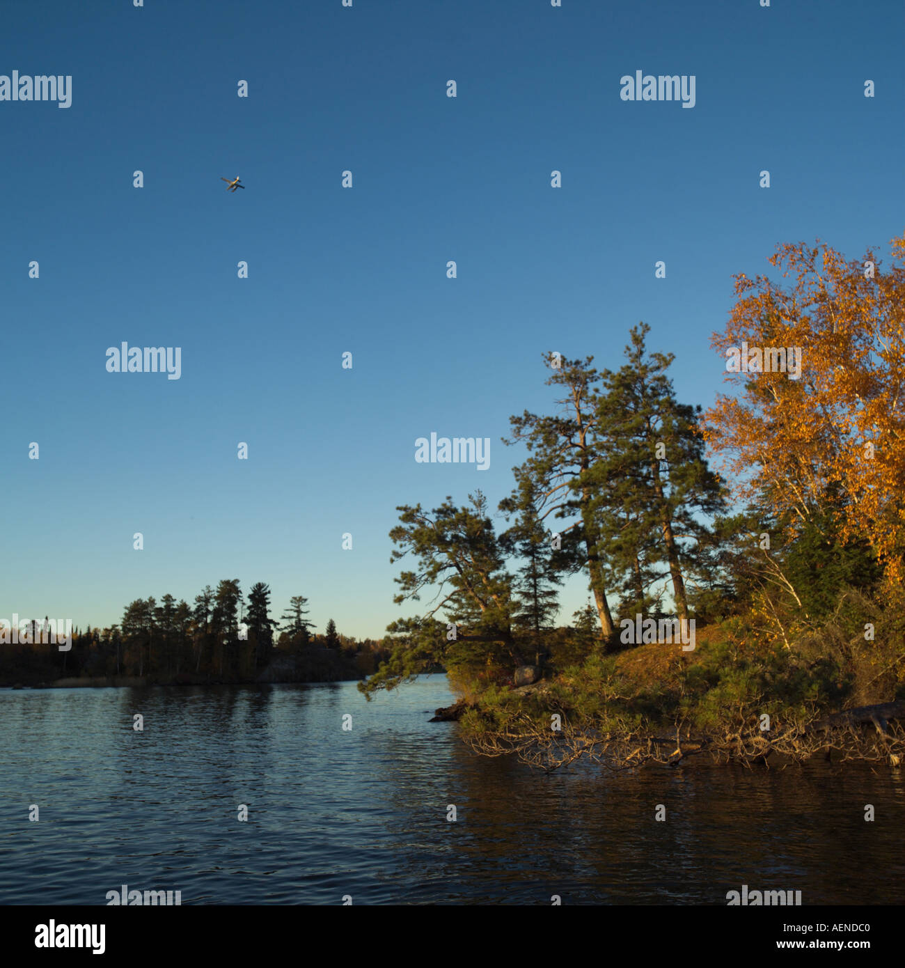 Lake Autumn Colors Stock Photo - Alamy