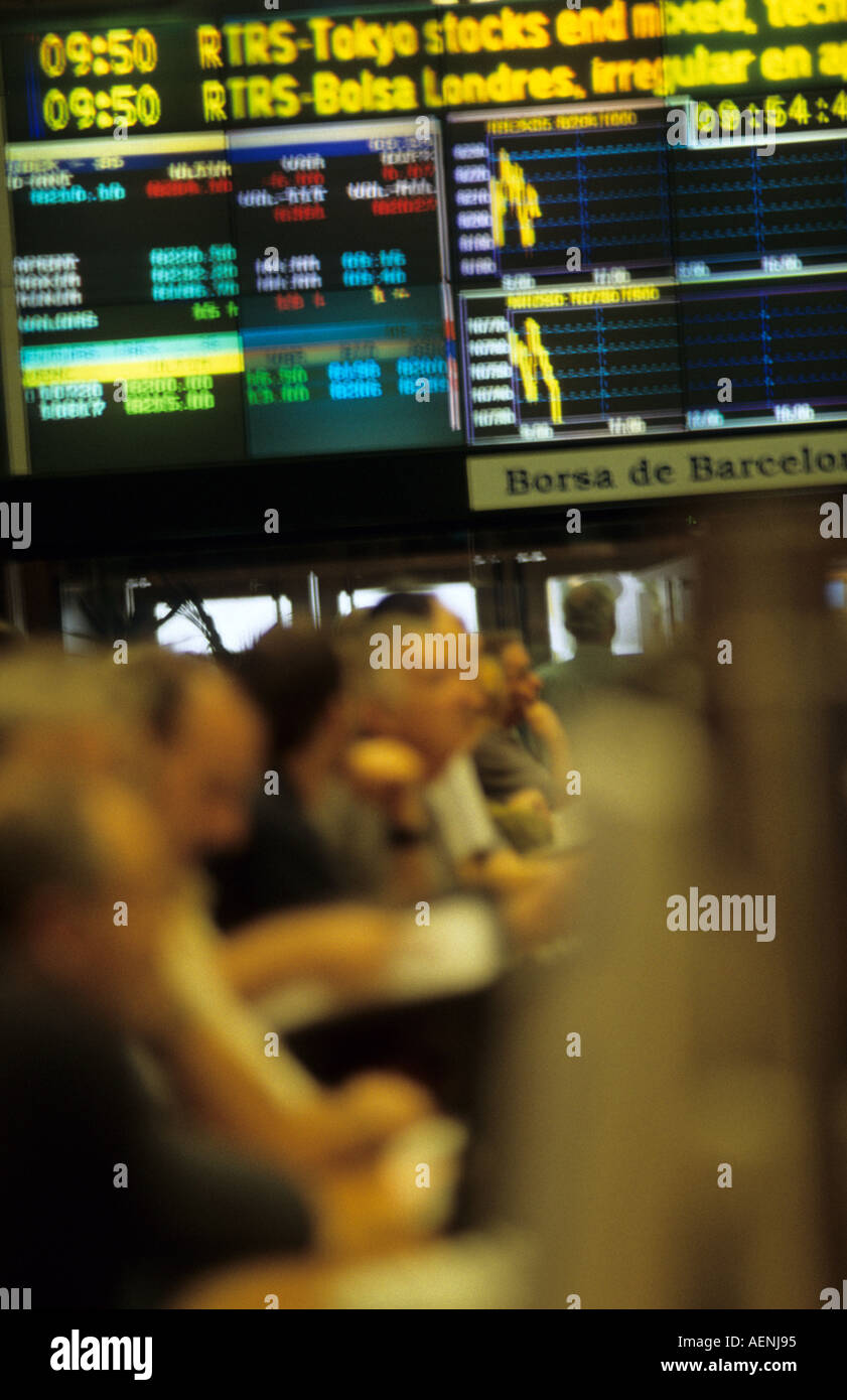Barcelona stock exchange Stock Photo