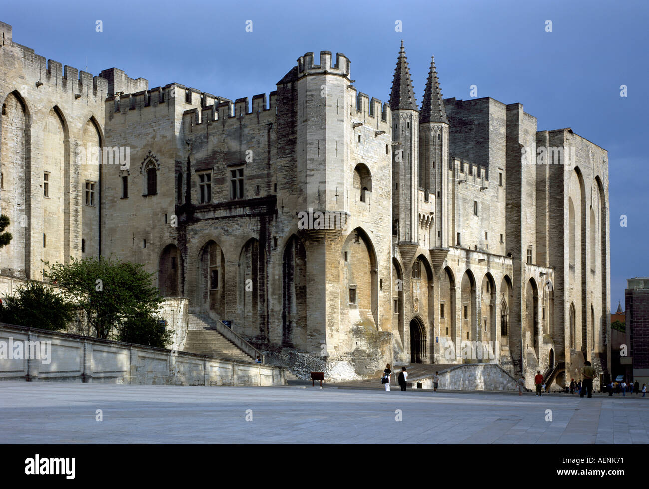 Avignon, Papstpalast, Stock Photo