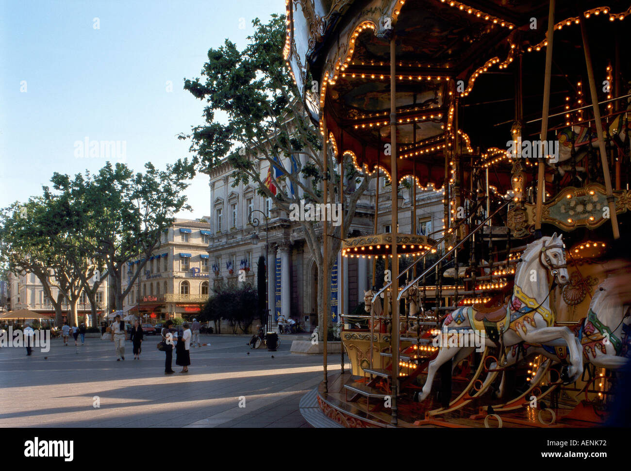 Avignon, Place, Stock Photo