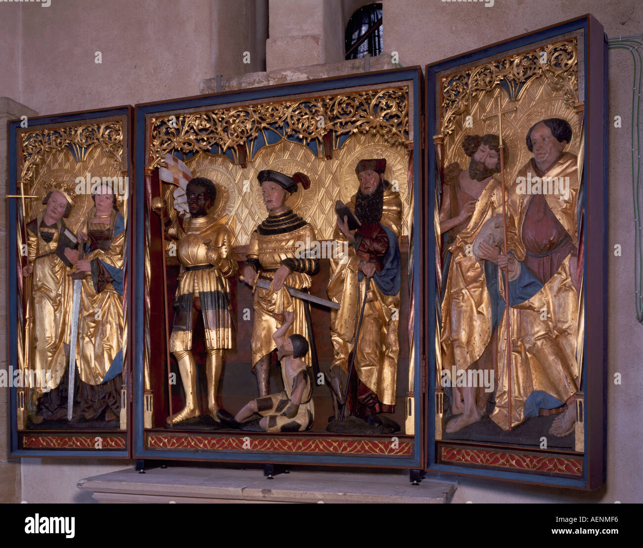 Landsberg, Doppelkapelle, Altar Stock Photo - Alamy