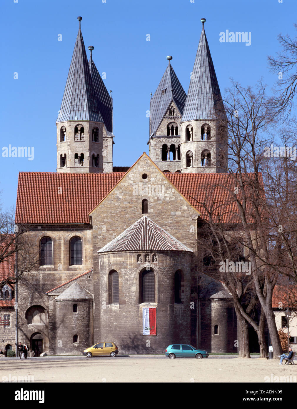 Halberstadt, Liebfrauenkirche, Ostansicht Stock Photo
