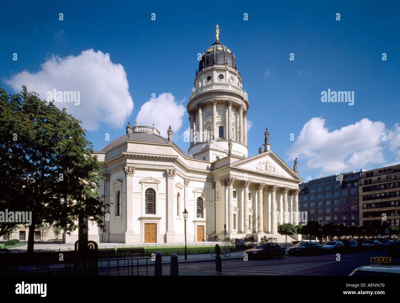 Berlin, Gendarmenmarkt, Deutscher Dom Stock Photo