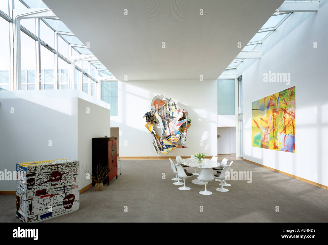 Berlin, Sofie-Gibb-Hof (Mitte), Sammlung Hoffmann, Wohnzimmer Stock Photo