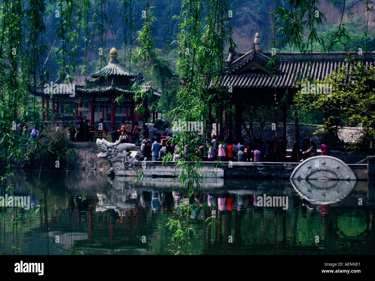 Xi an Shaanxi China Huaqing Hot Springs Stock Photo Alamy