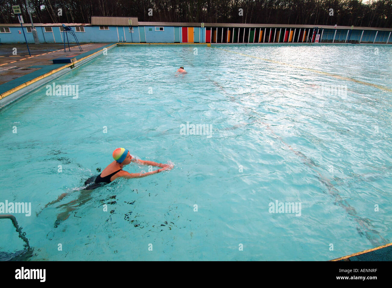 Swimming pool lido training hi-res stock photography and images - Alamy